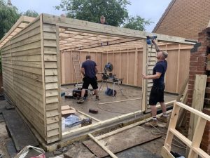 Timber Frame Garage 1